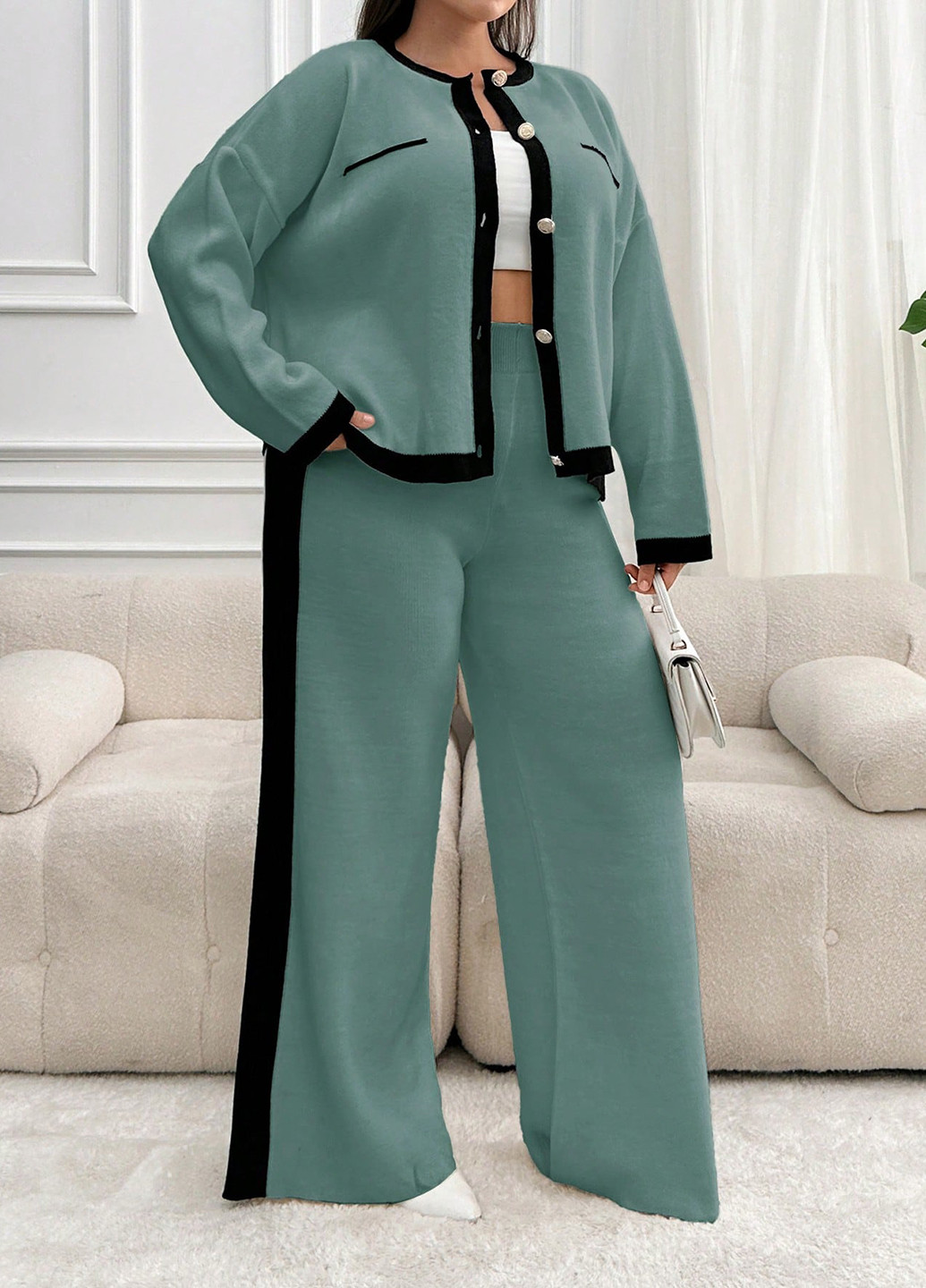 Костюм (кардиган, штани) SHEIN (365769935)