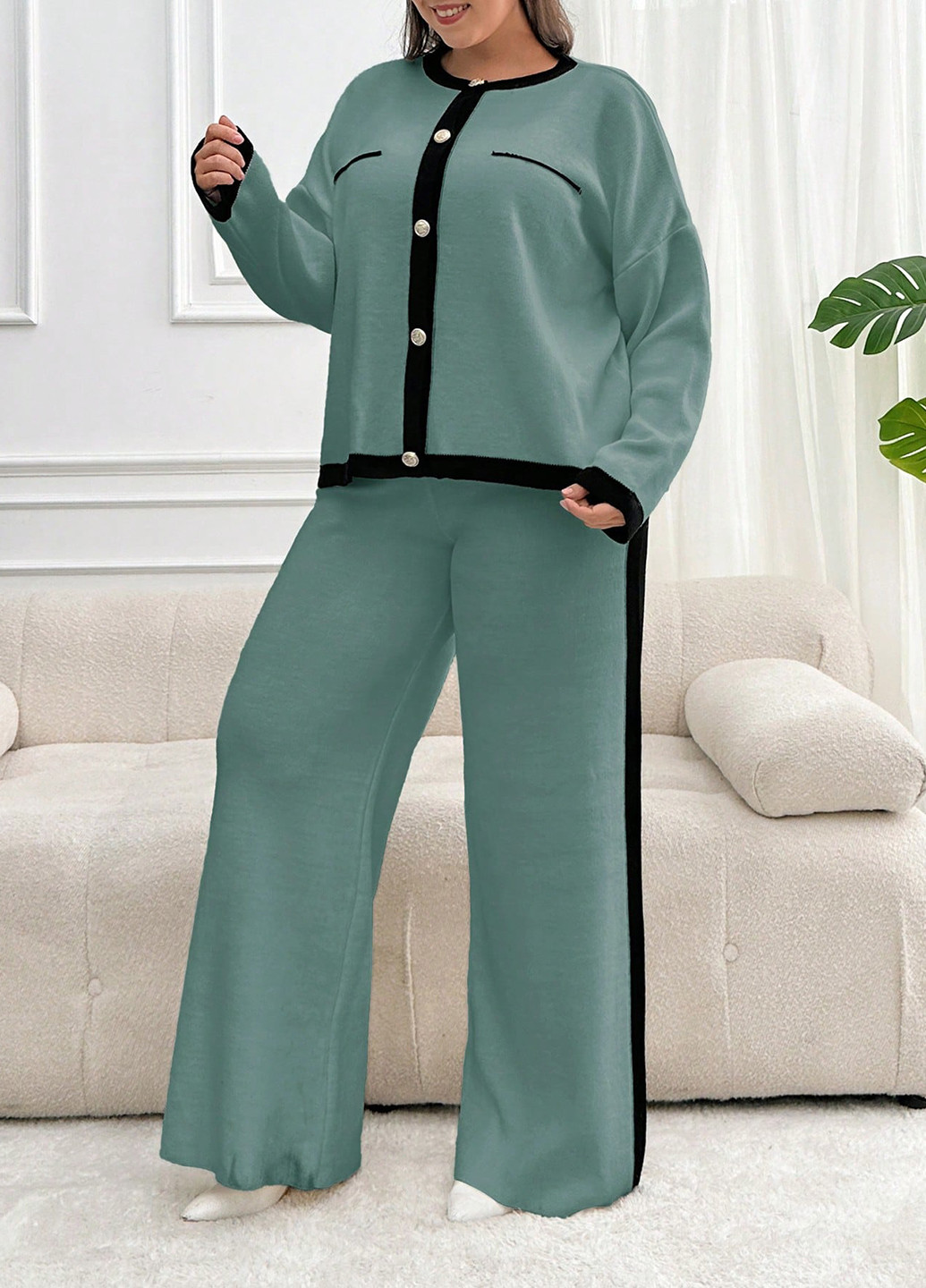 Костюм (кардиган, штани) SHEIN (365769935)