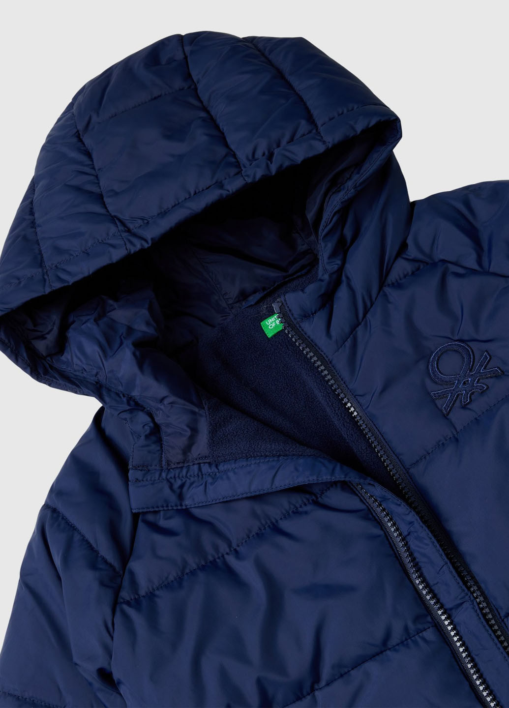 Темно-синя демісезонна куртка United Colors of Benetton