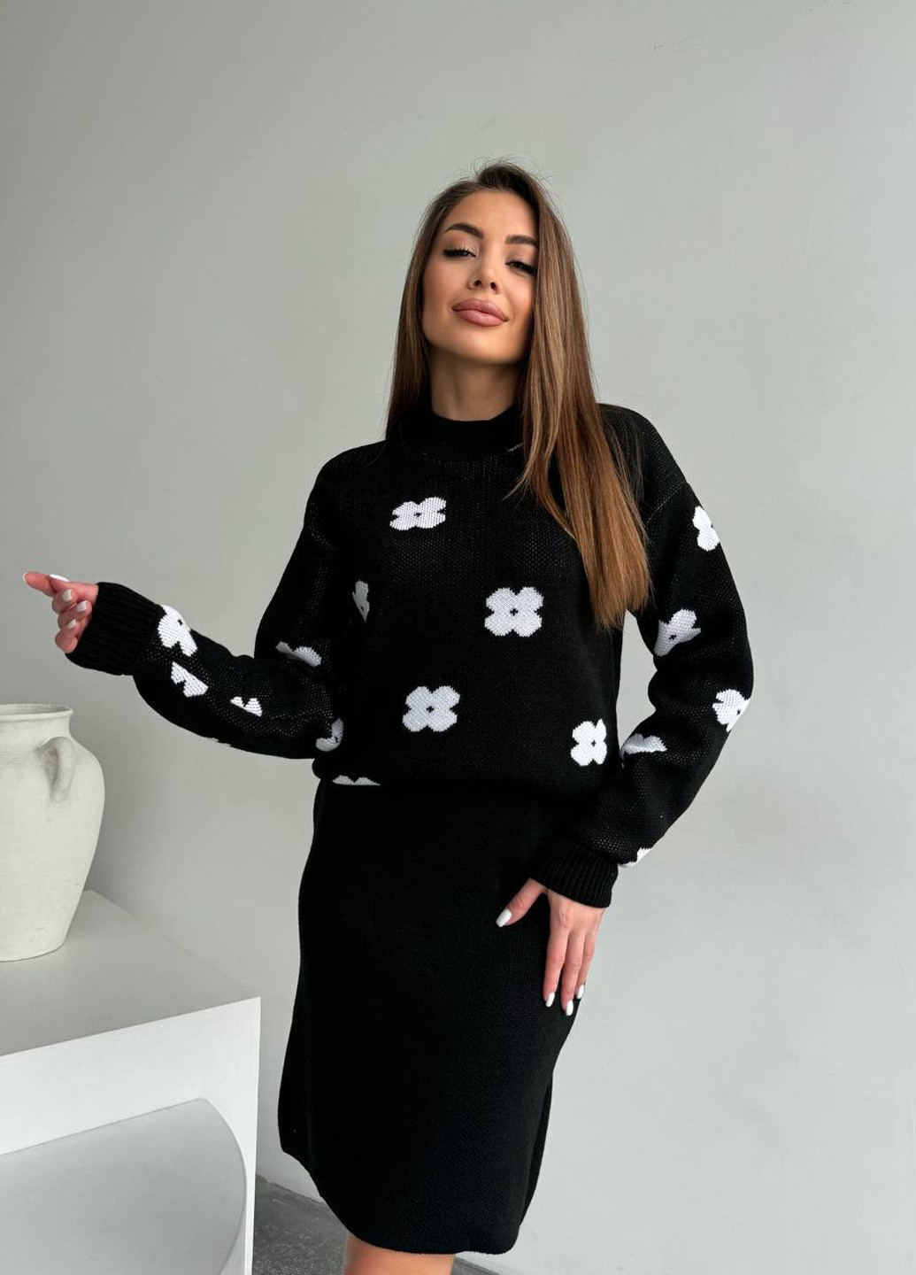 Костюм (джемпер, юбка) No Brand (365959874)