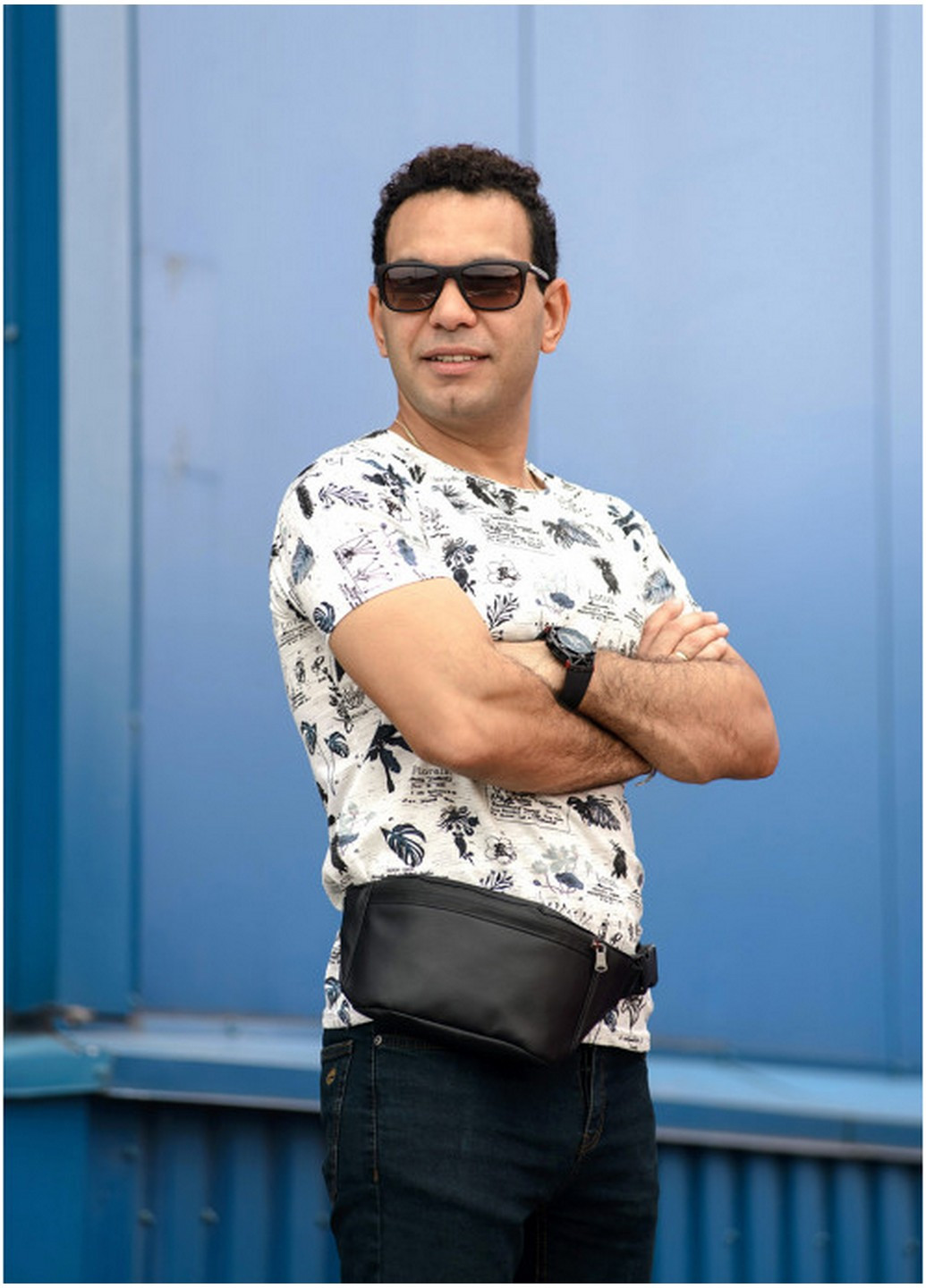 Сумка на пояс (бананка) мужская 22х12х4 см Sambag (211367012)