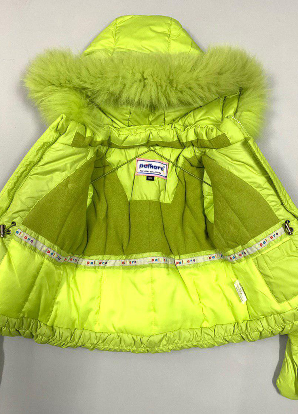 Салатовий зимній комплект (куртка, комбінезон) Palhare