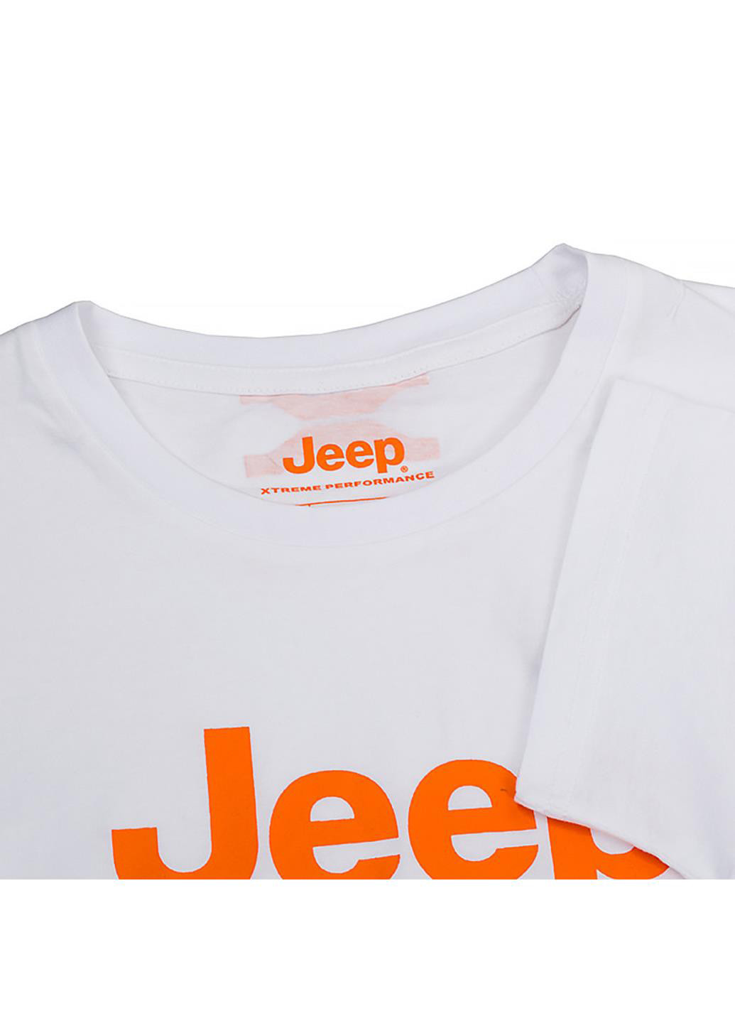 Белая футболка o102629-w596 Jeep T-SHIRT XTREME PERFORMANCE Print