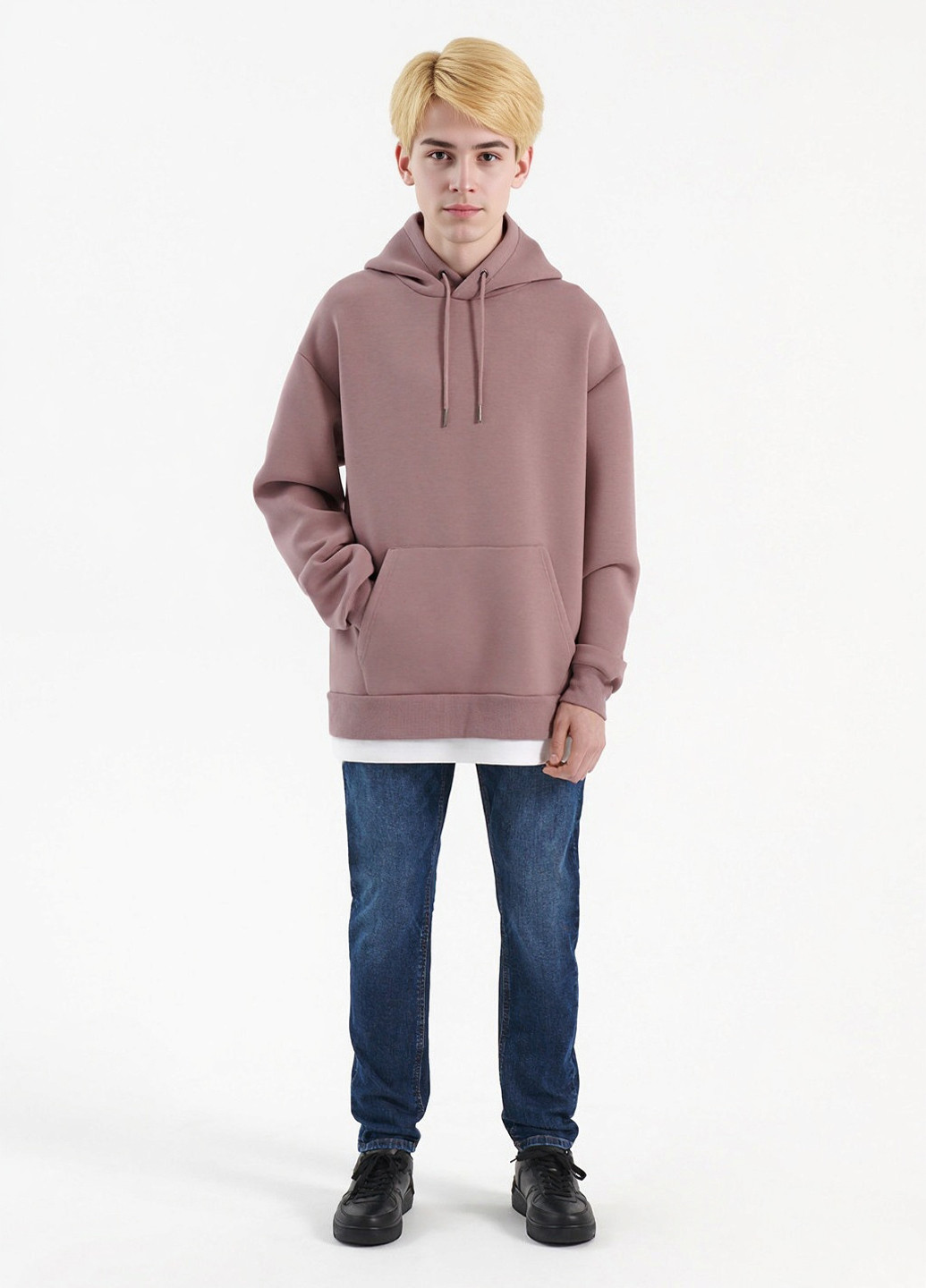 Темно-синие демисезонные слим джинсы House