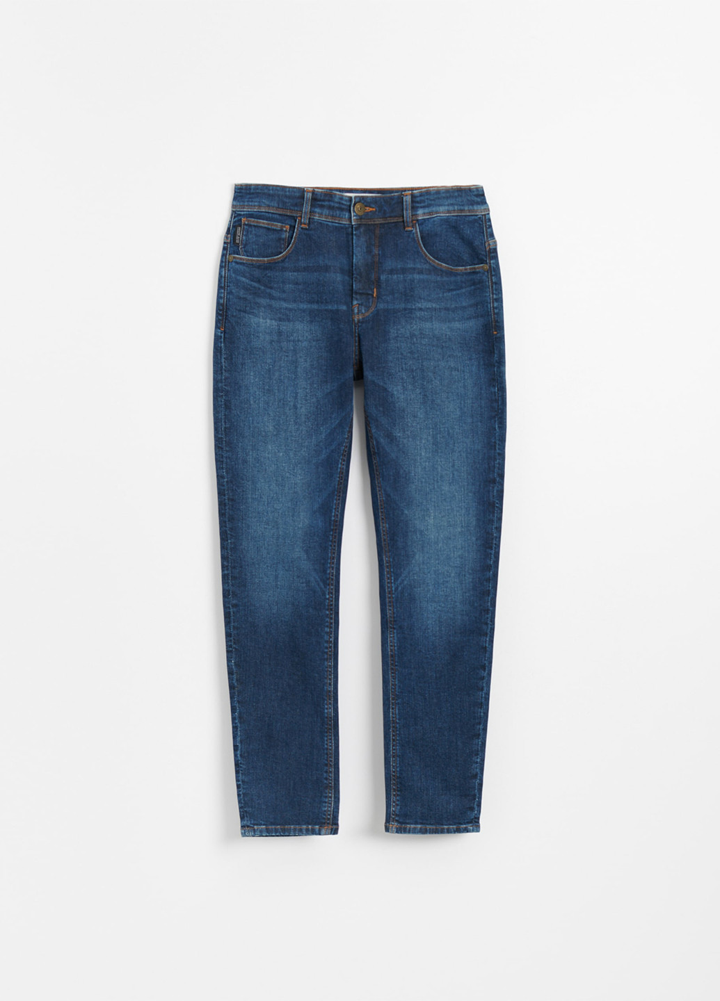 Темно-синие демисезонные слим джинсы House