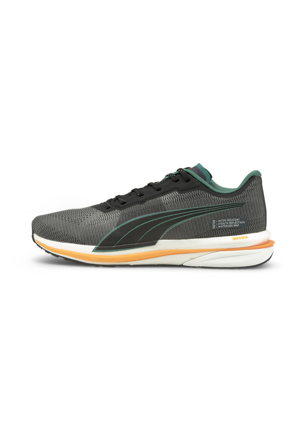 Черные всесезонные кроссовки velocity nitro wtr men's running shoes Puma