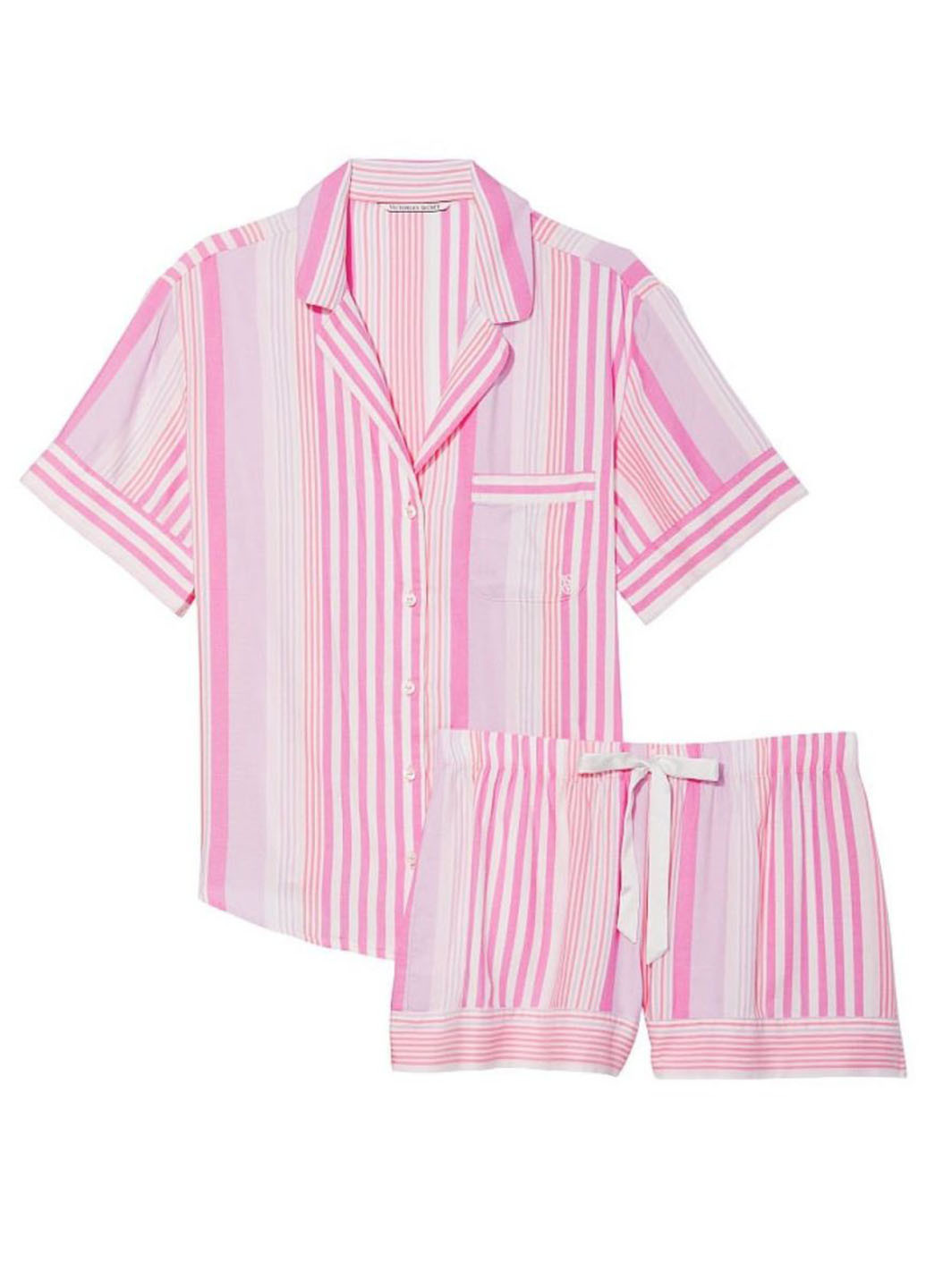 Рожева всесезон піжама (сорочка, шорти) сорочка + шорти Victoria's Secret