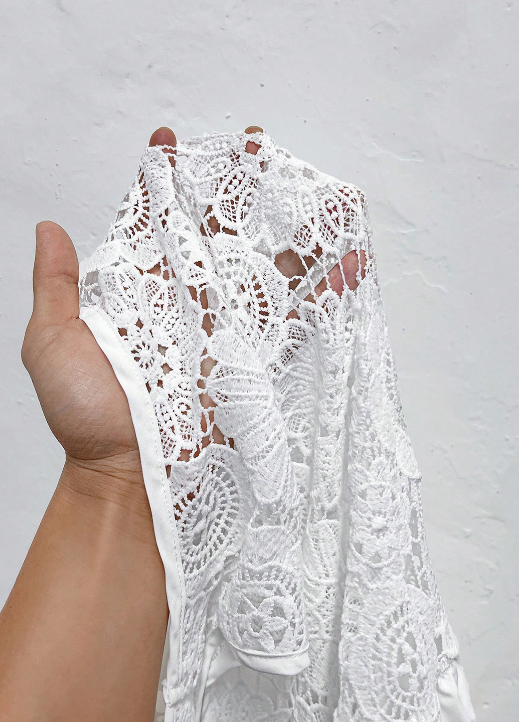 Білий святковий, кежуал сукня кльош, з відкритими плечима SHEIN однотонна