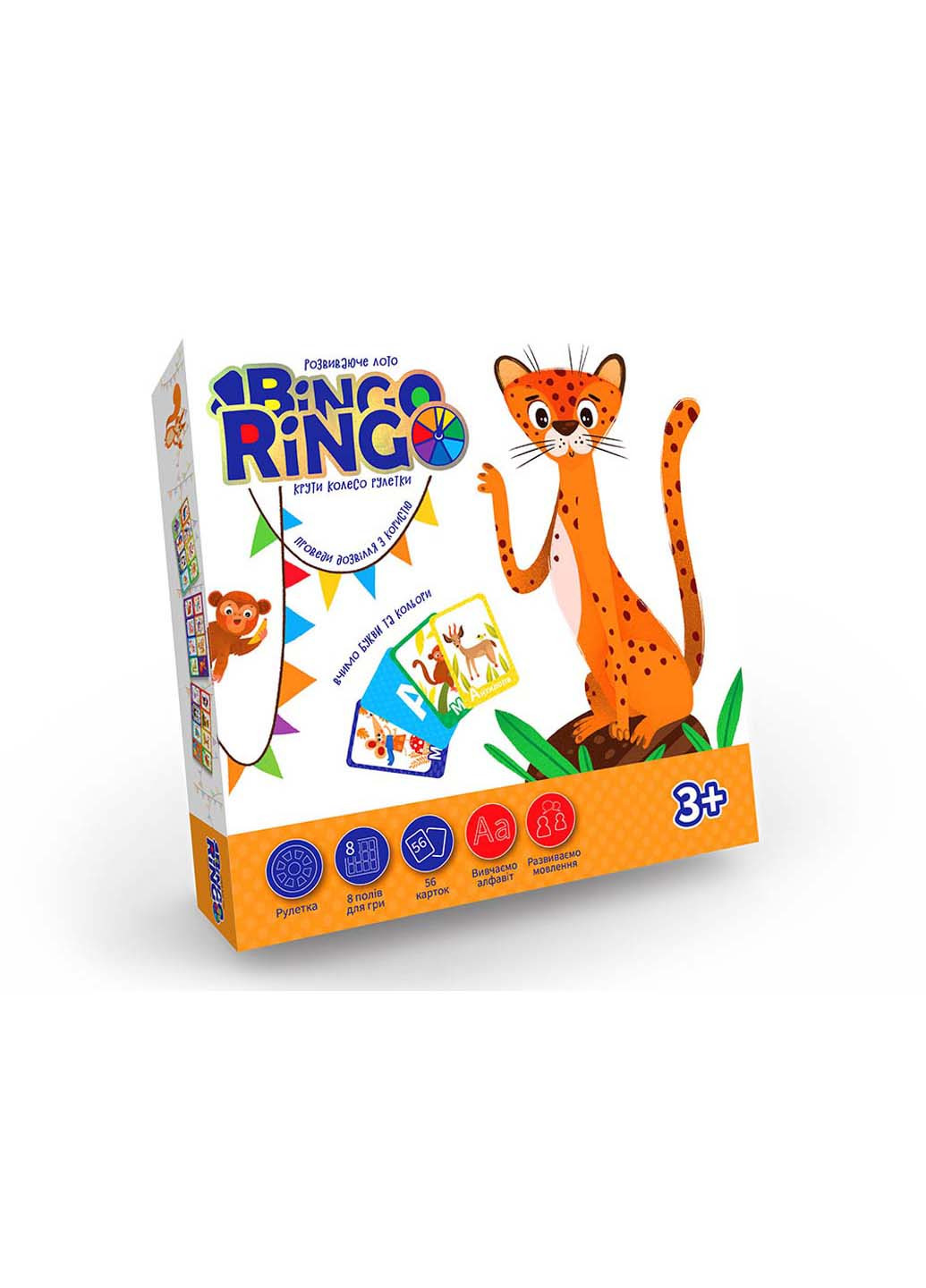 Настольная игра Bingo Ringo укр Danko Toys 25 x 25 x 4 (232007411)