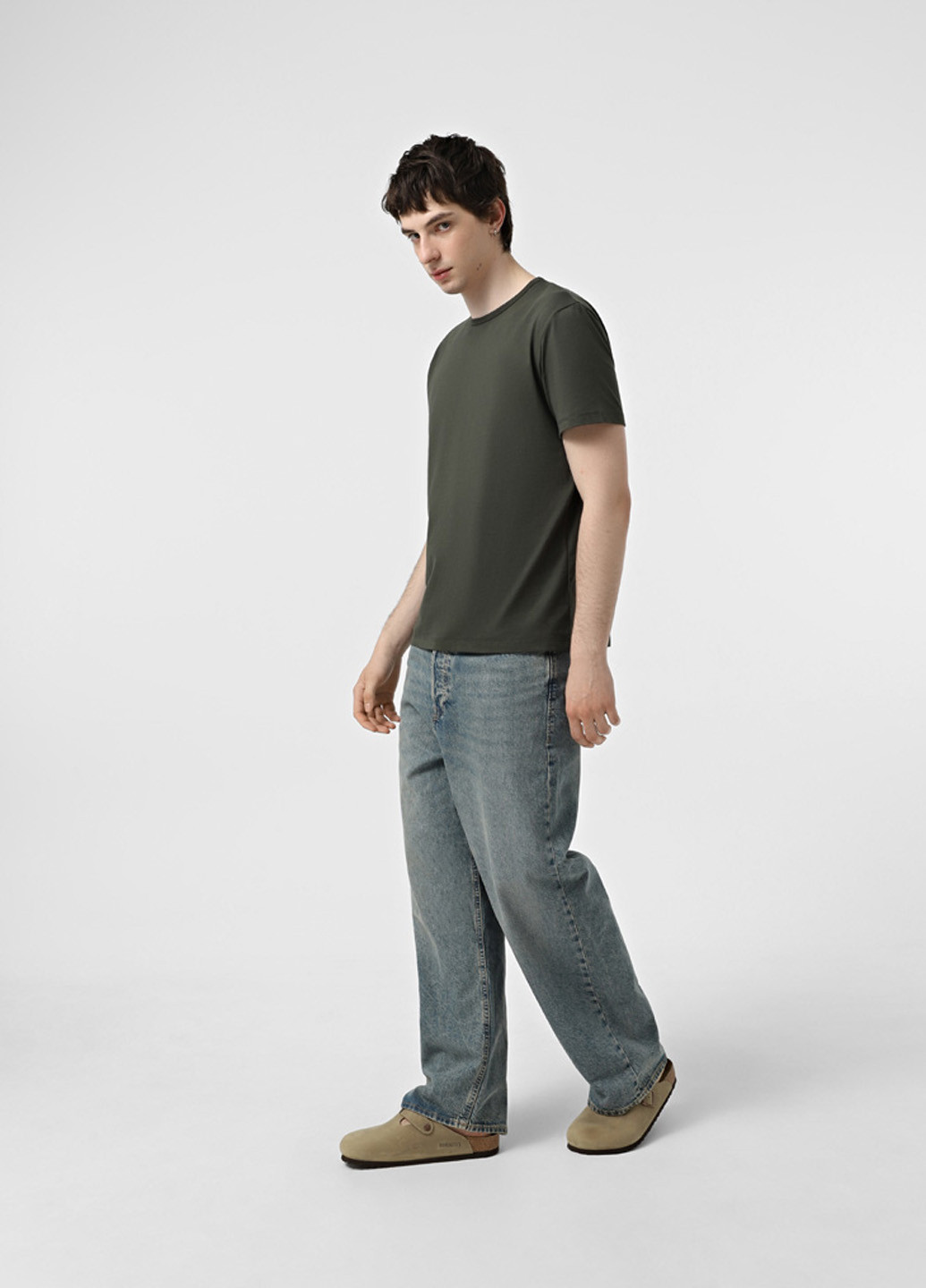 Хаки (оливковая) футболка Promin