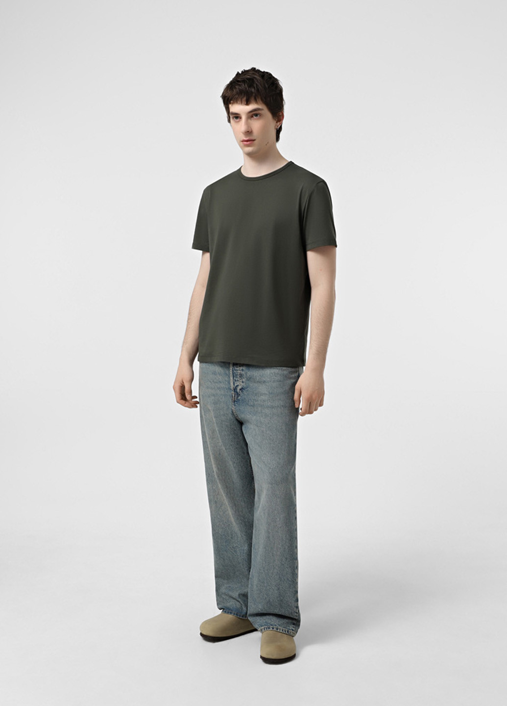 Хаки (оливковая) футболка Promin