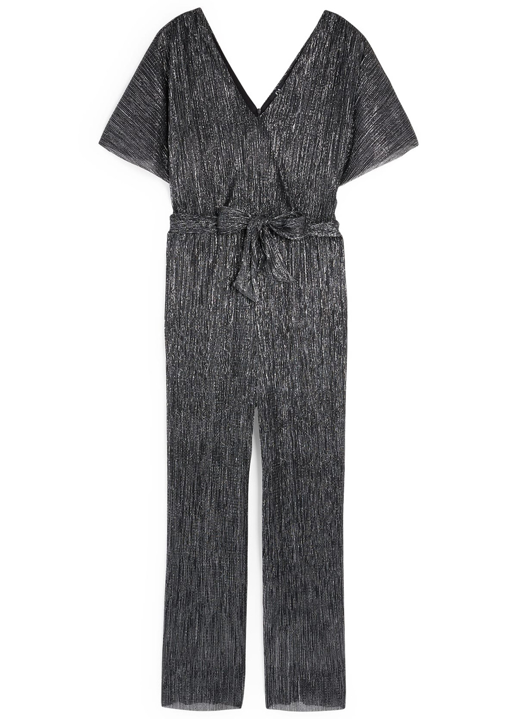 Комбинезон C&A комбинезон-брюки меланж тёмно-серый кэжуал, вечерний полиэстер