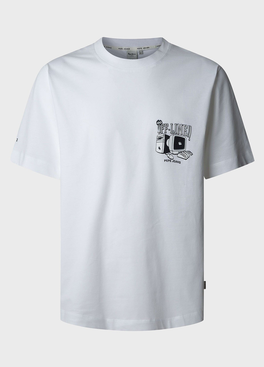 Белая футболка Pepe Jeans