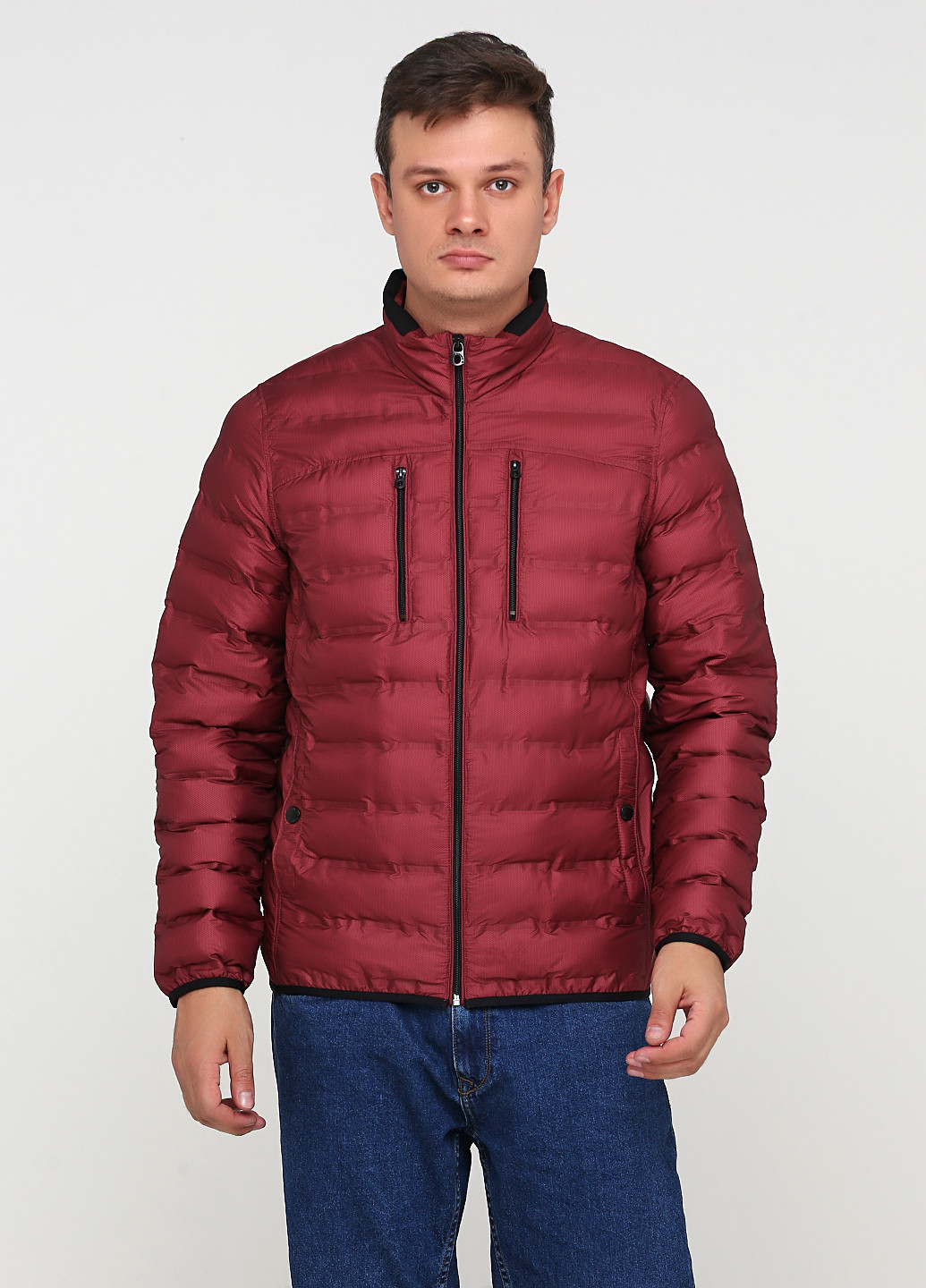 Красная зимняя куртка Ganson