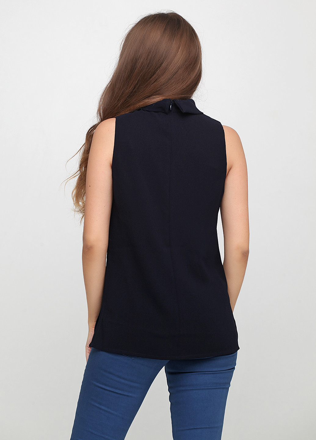 Темно-синяя летняя блуза Zapa