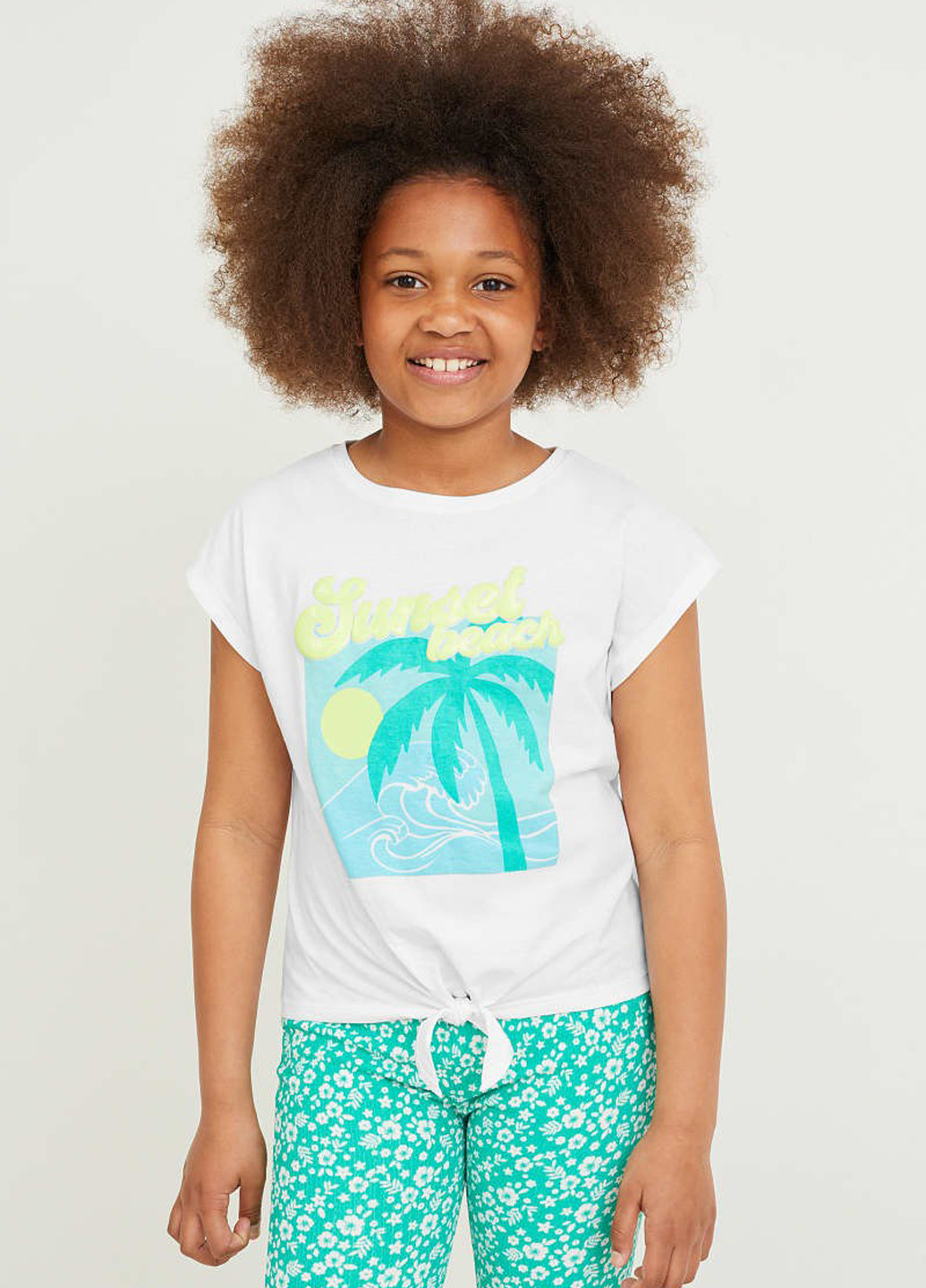 Комбинированная летняя футболка (5 шт.) C&A