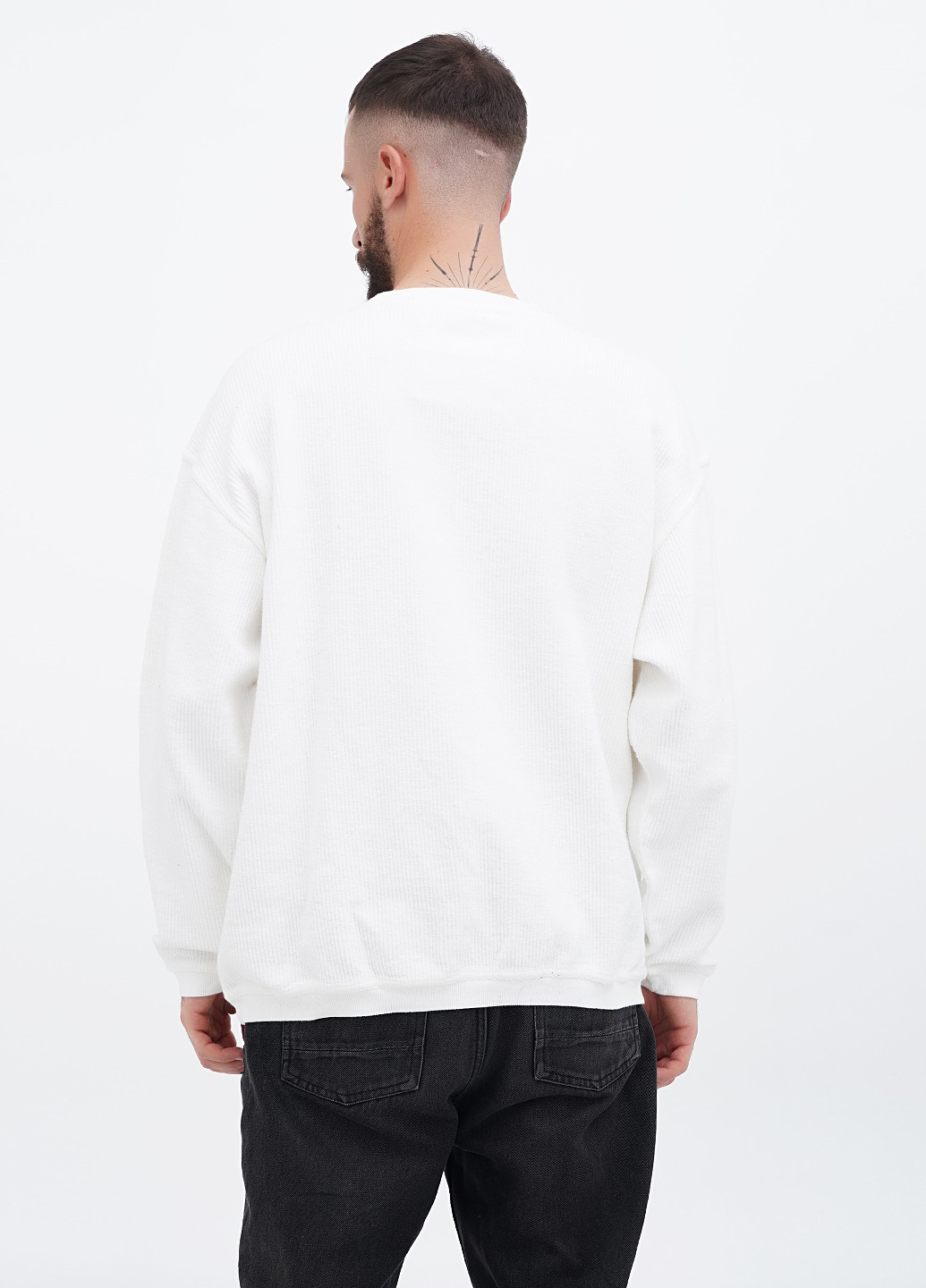 Молочный свитшот Yesterdays надпись без декора (307174815)