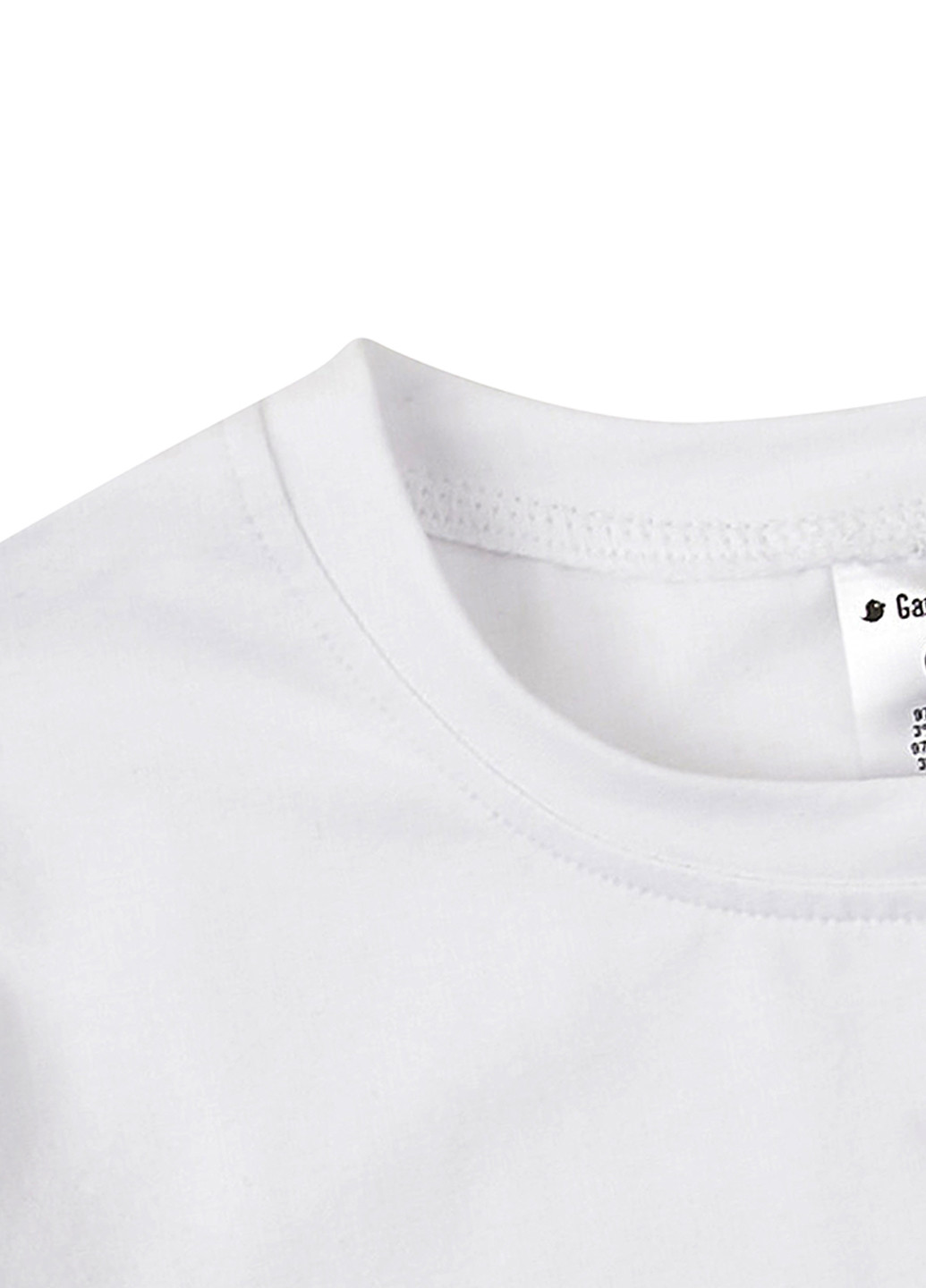 Біла літня футболка Garnamama
