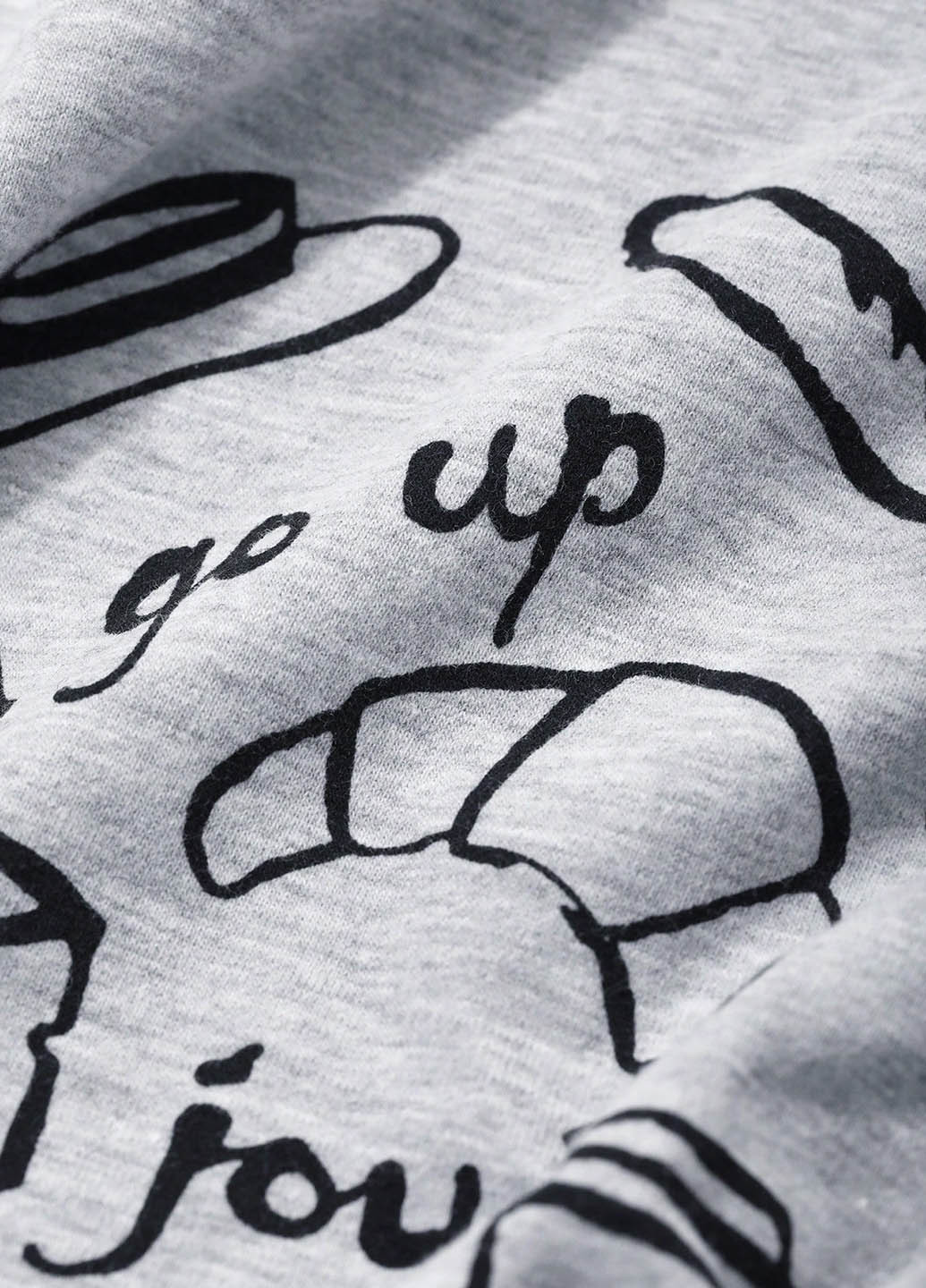 Сірий літній комплект (футболка, шорти) SHEIN