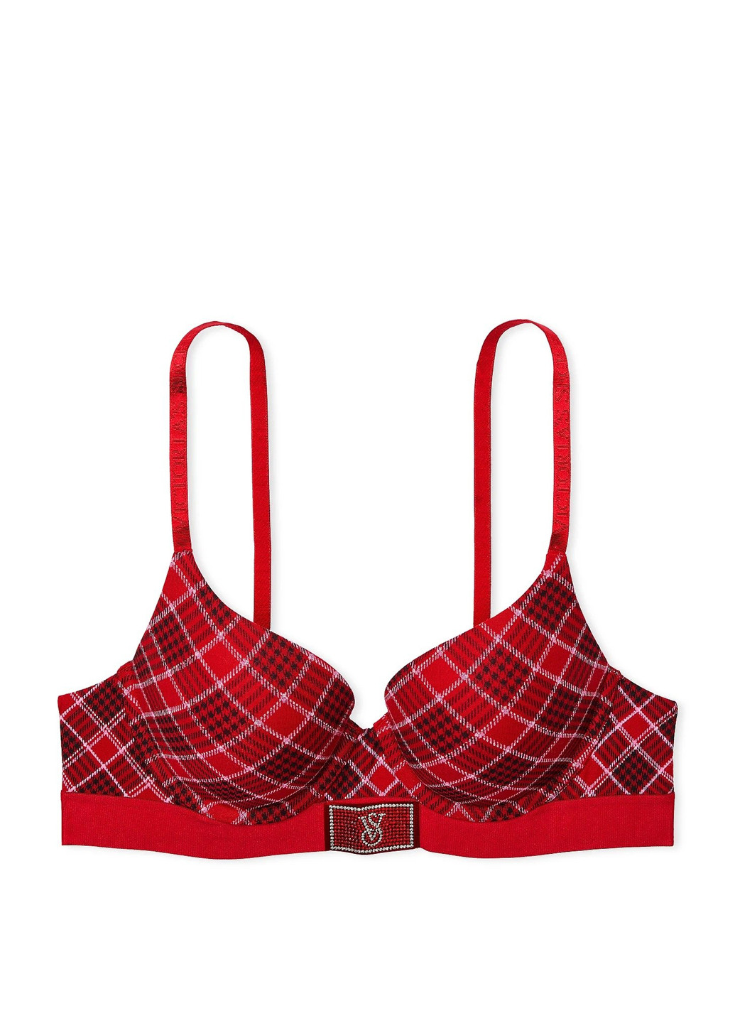 Червоний демісезонний комплект (бюстгальтер, трусики) Victoria's Secret