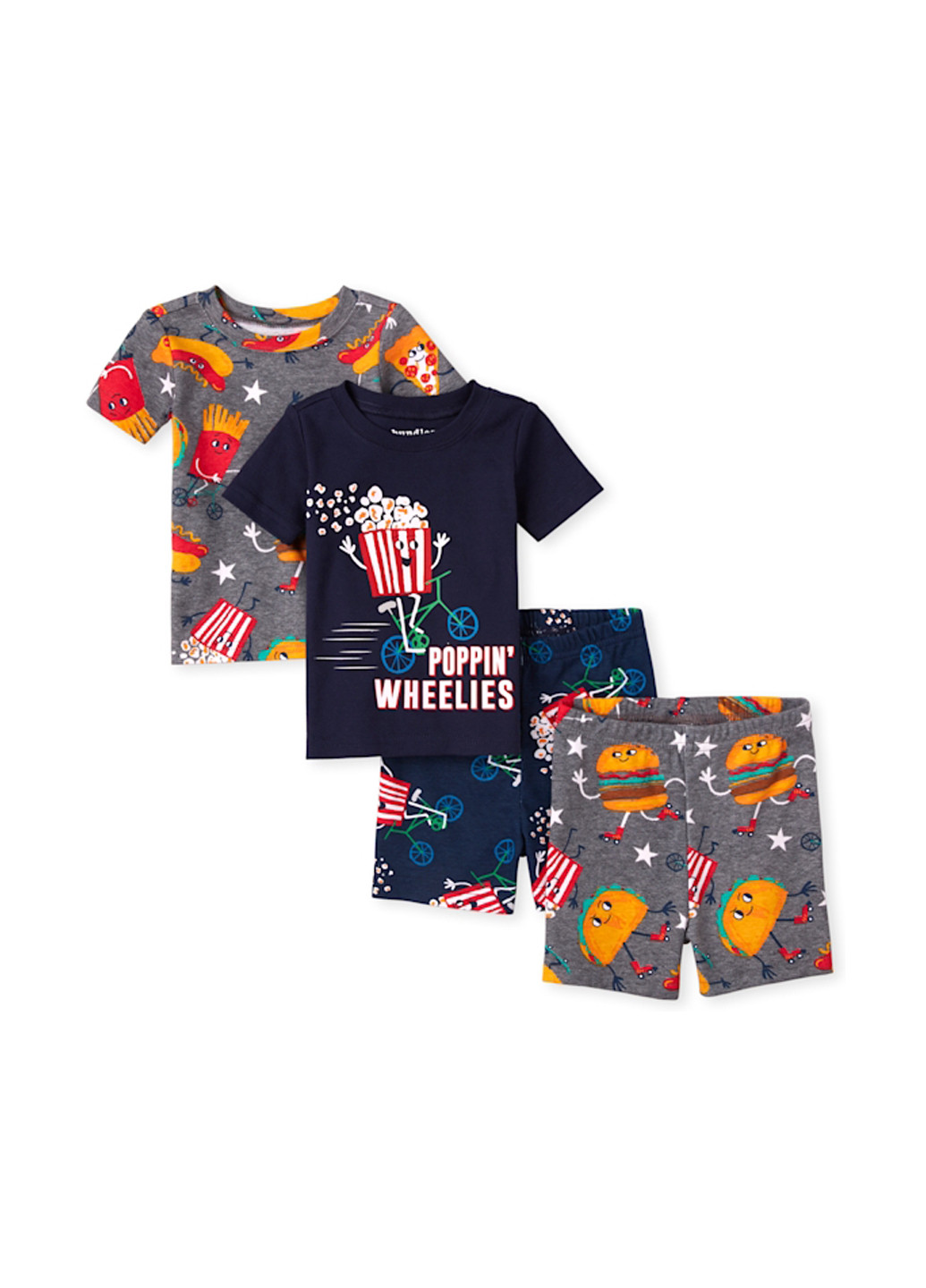 Комбінований літній костюм (футболка, шорти), 2 шт. з шортами The Children's Place