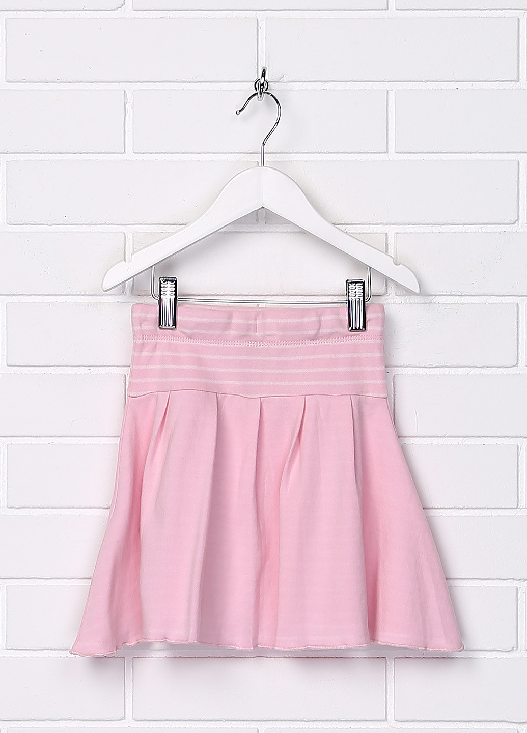 Светло-розовая кэжуал в полоску юбка S.Oliver мини