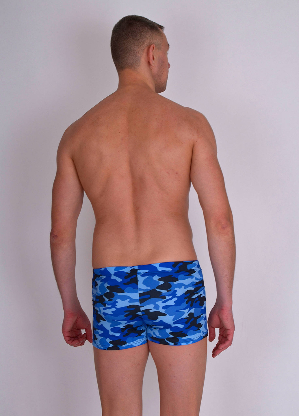 Мужские синие пляжные плавки шорты Uomo Mare