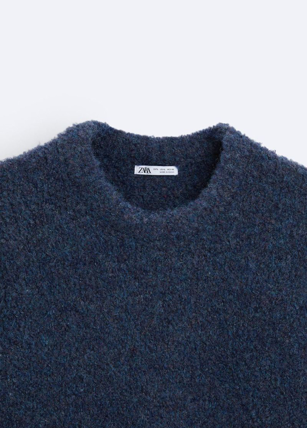 Синий демисезонный свитер джемпер Zara