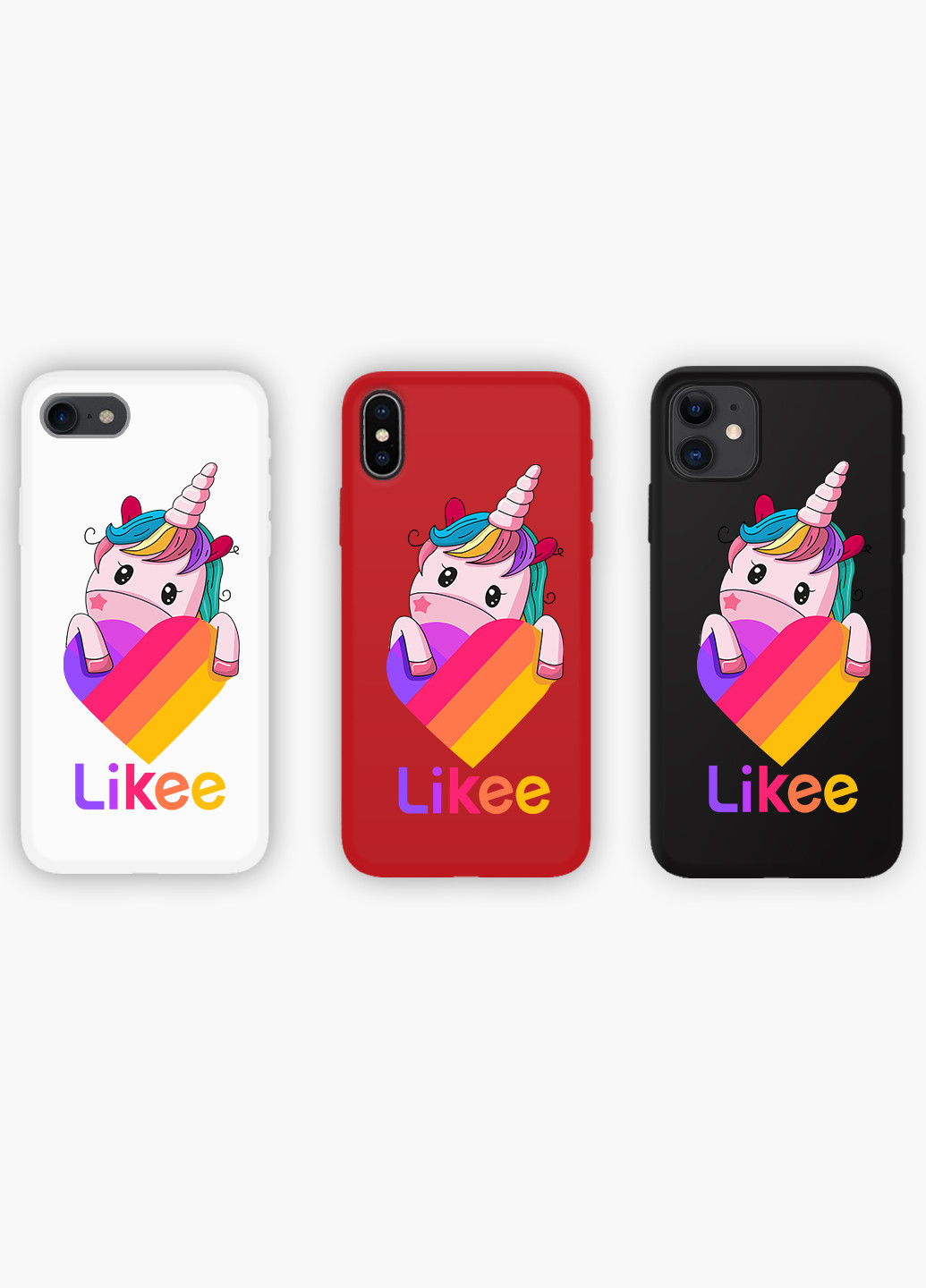 Чехол силиконовый Apple Iphone Xs Лайк Единорог (Likee Unicorn) (8938-1597) MobiPrint (219517725)