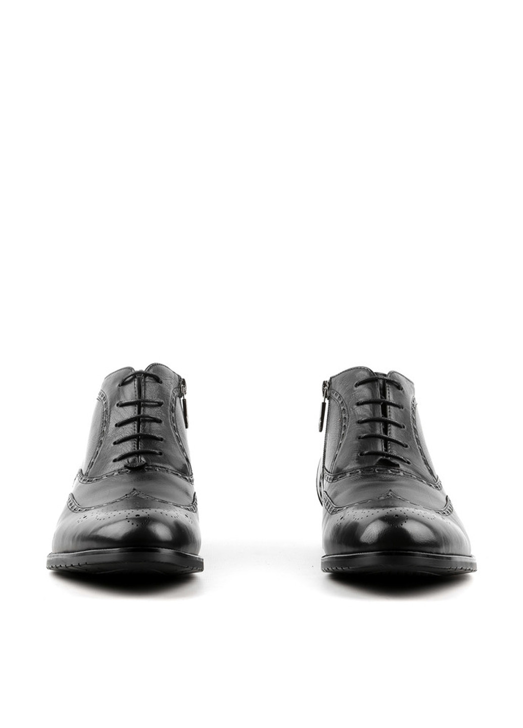 Черные зимние ботинки броги Arzoni Bazalini