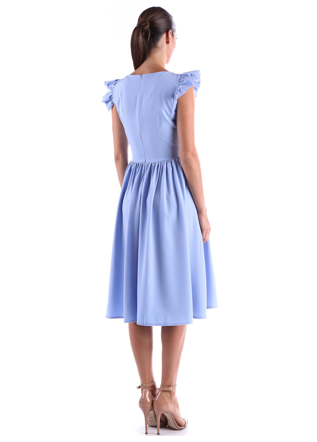 Блакитна кежуал сукня 2Dress однотонна