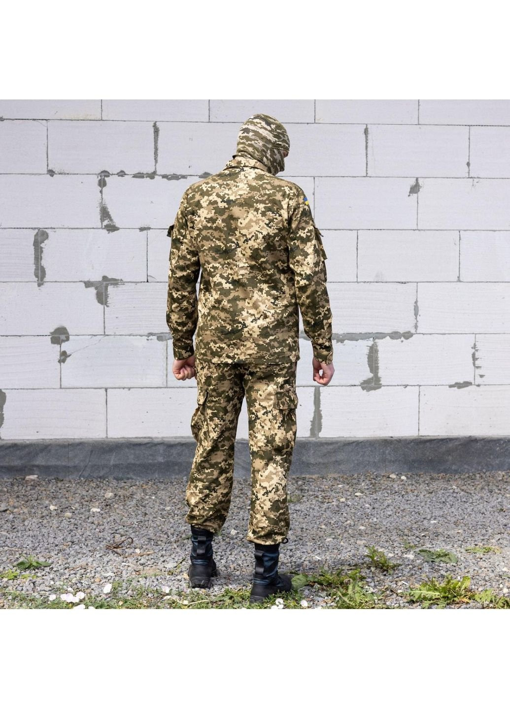 Оливковый (хаки) демисезонный мужской армейский летний костюм для всу (зсу) tactical тактическая форма пиксель 52 размер 7073 No Brand