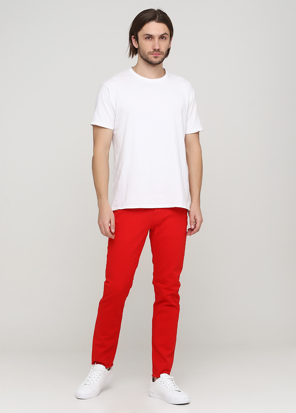 Красные демисезонные зауженные джинсы ZADIG&VOLTAIRE