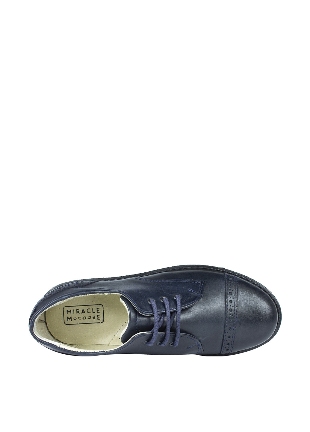 Темно-синие туфли со шнурками Miracle