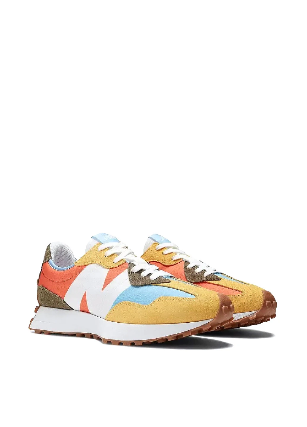 Комбіновані кросівки ms327pwb демісезон New Balance 327 Wheat Field Red Clay