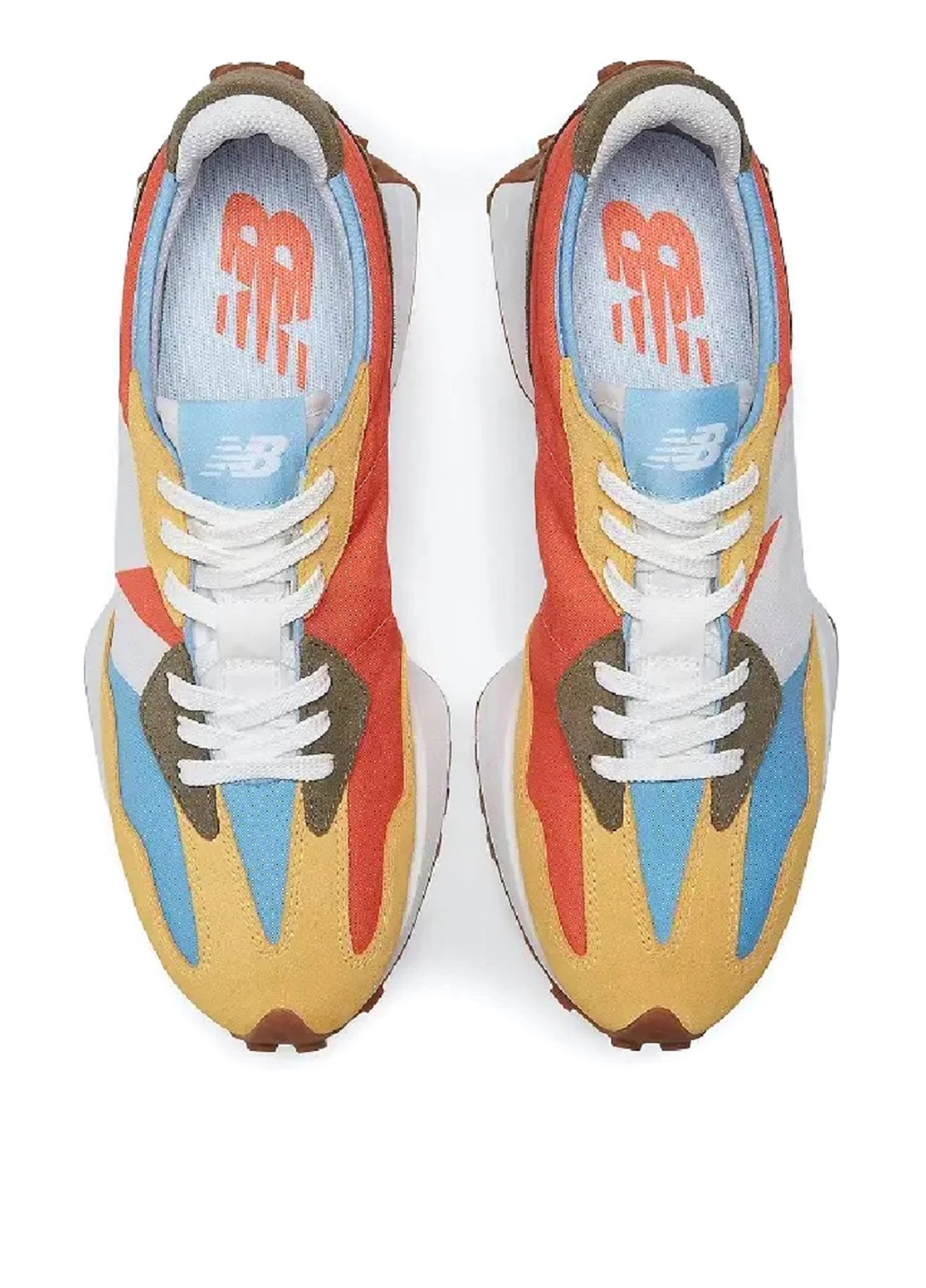 Комбіновані кросівки ms327pwb демісезон New Balance 327 Wheat Field Red Clay