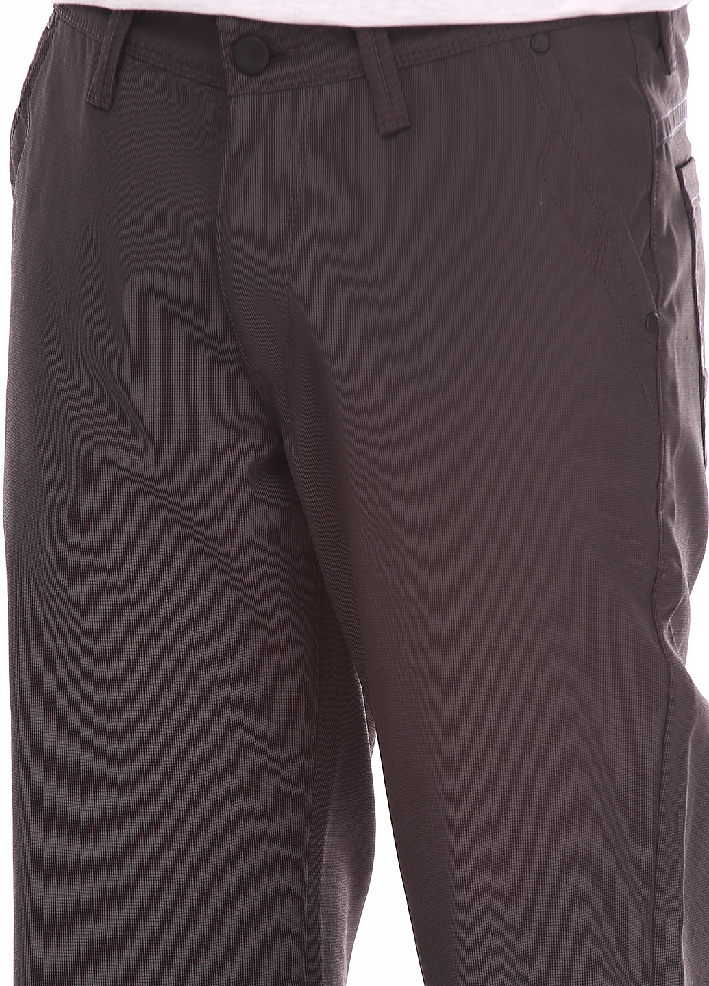 Серые кэжуал демисезонные прямые брюки BLK