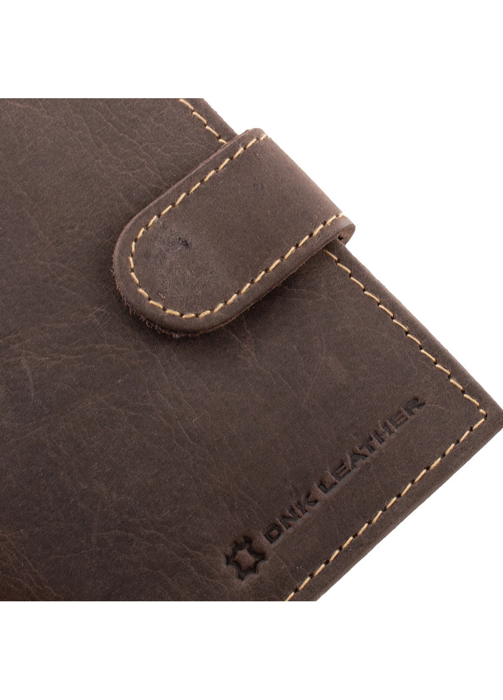 Мужская кожаная визитница 8х9,5х1,5 см DNK Leather (212705619)