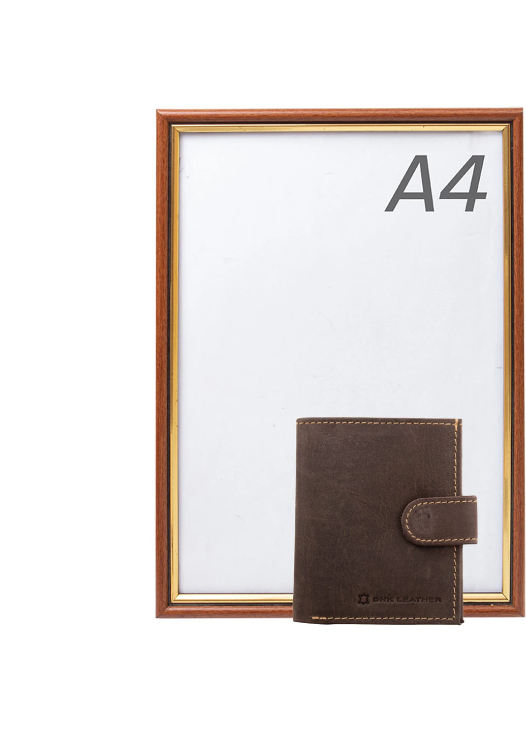 Мужская кожаная визитница 8х9,5х1,5 см DNK Leather (212705619)