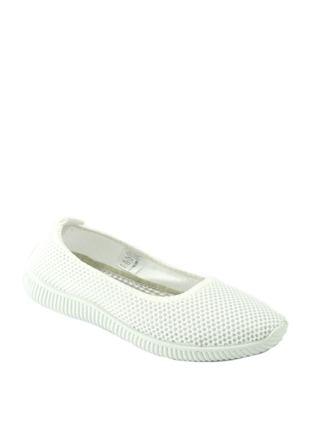 Белые мокасины No Brand с перфорацией