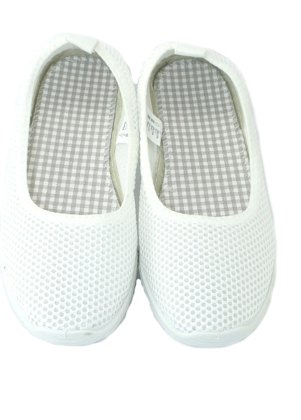 Белые мокасины No Brand с перфорацией