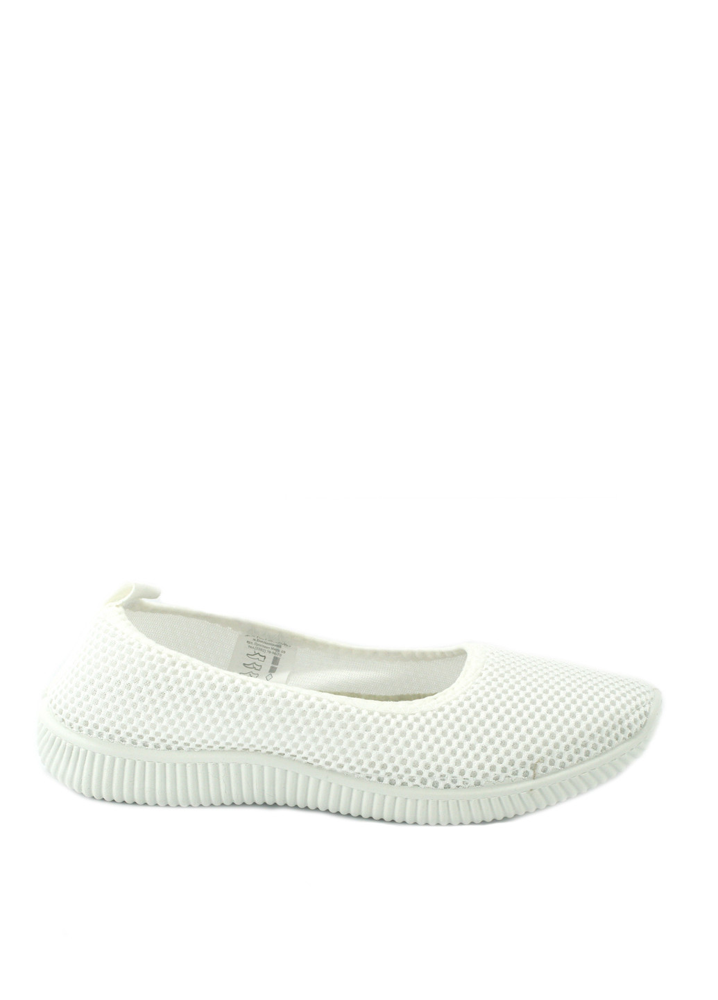 Белые мокасины No Brand с перфорацией