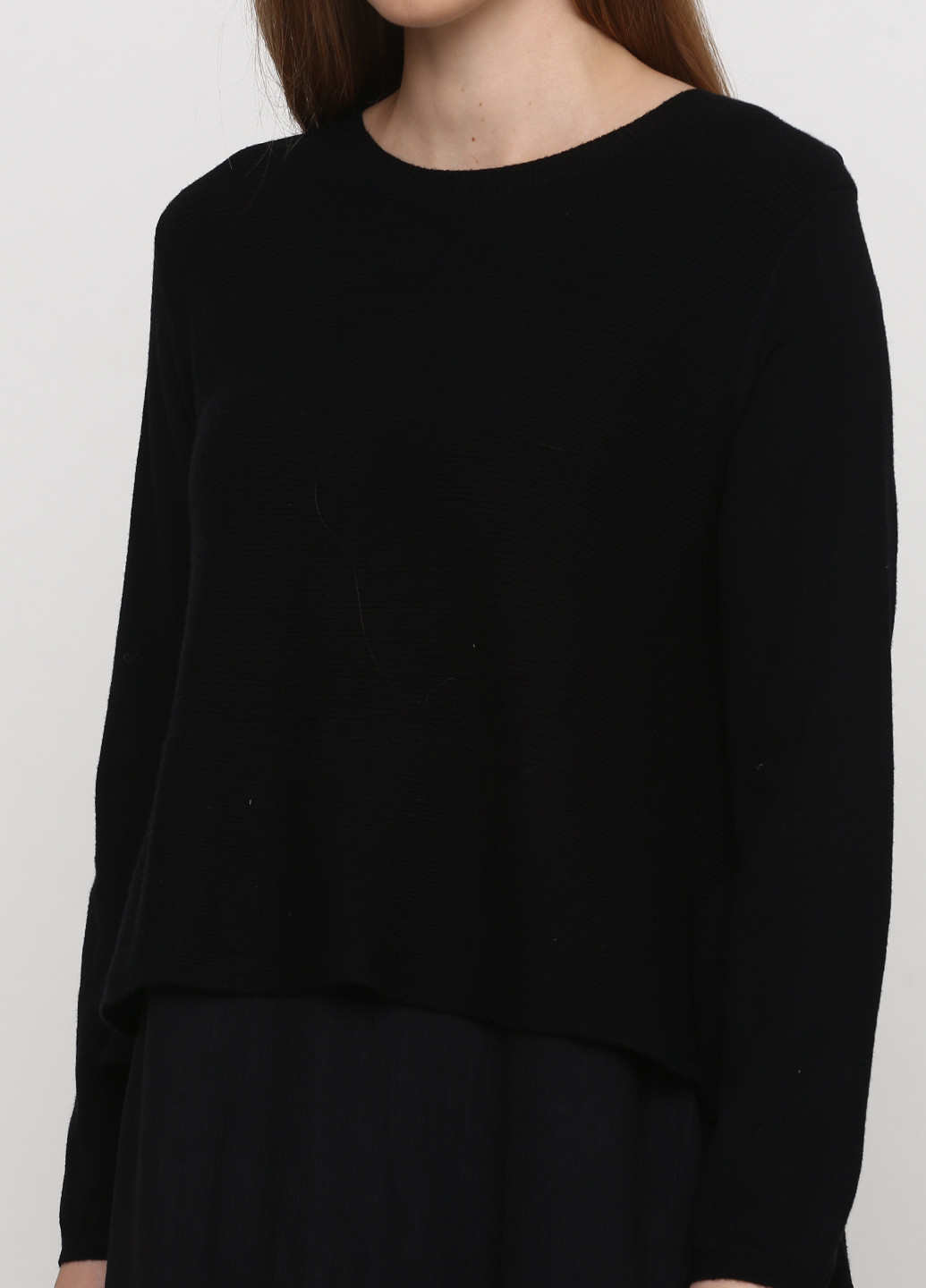 Черное кэжуал платье клеш Louise Orop однотонное