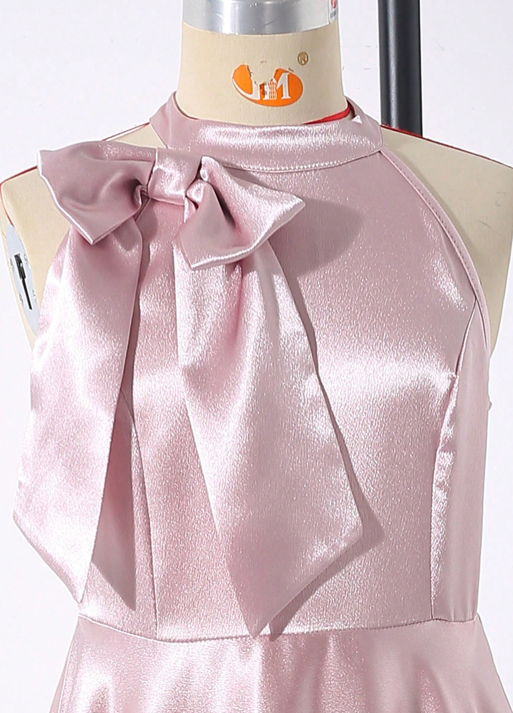 Пудровое платье SHEIN (366747656)