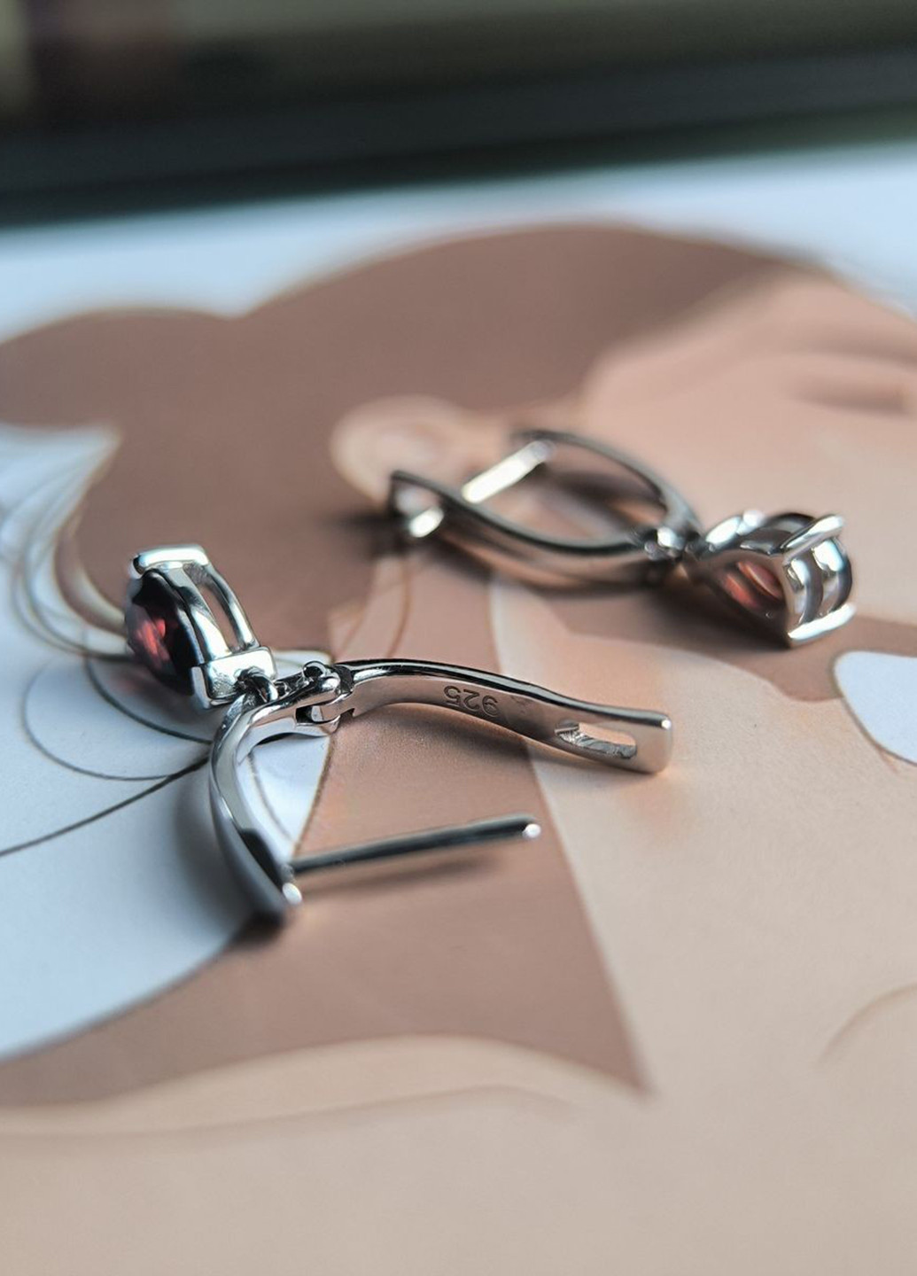 Сережки Silver Flame (369649355)