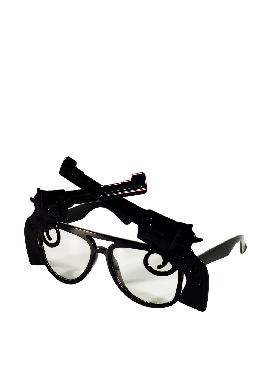 Карнавальные очки Пистолеты Seta Decor чёрные