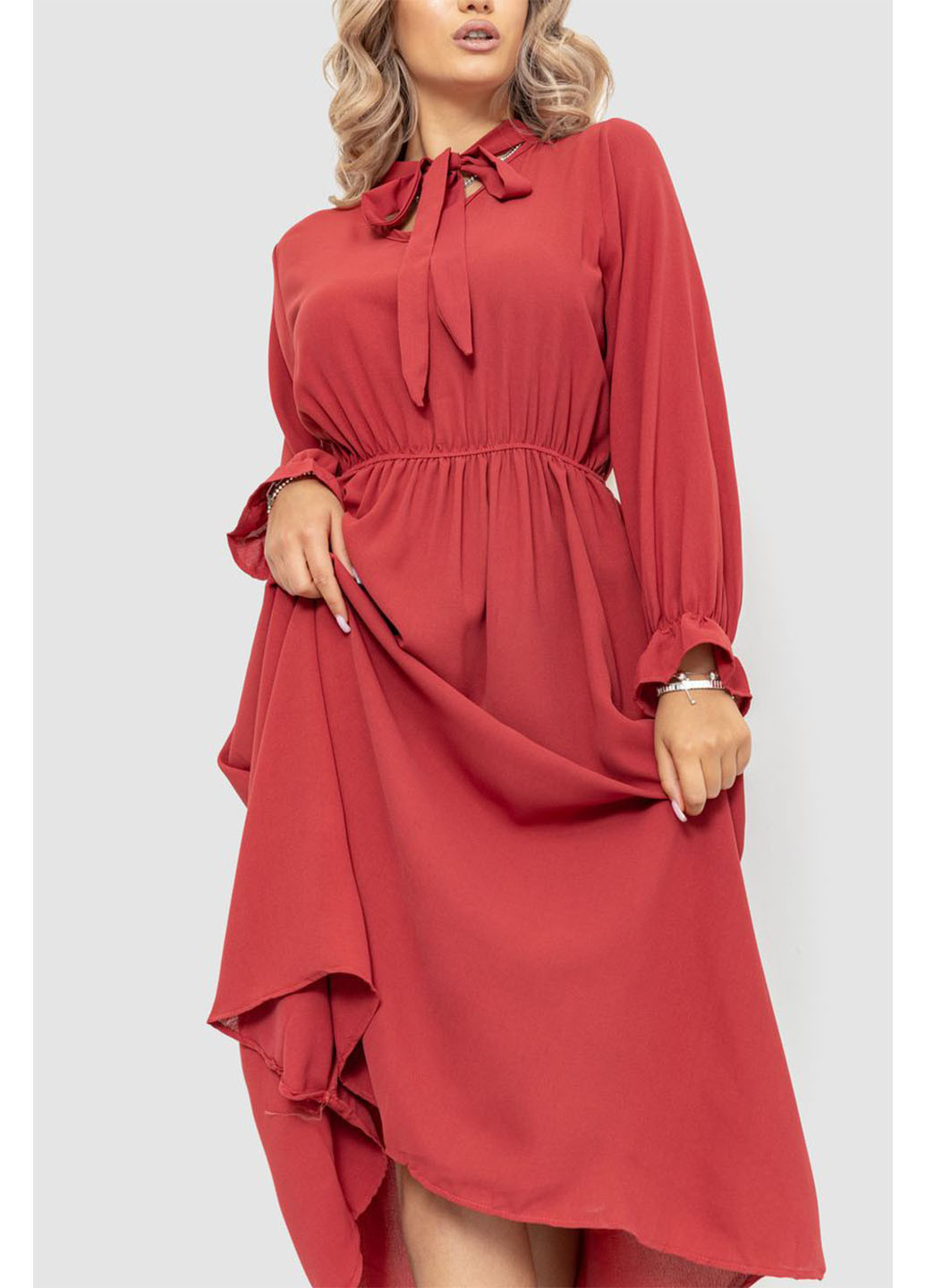 Темно-рожева кежуал сукня Ager однотонна