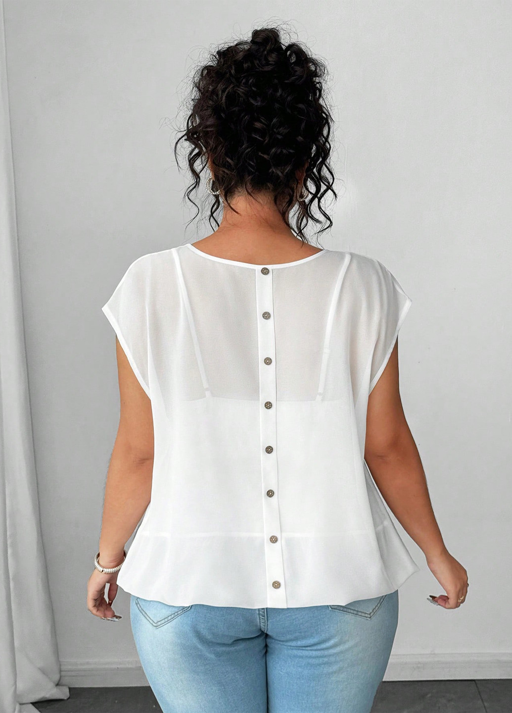 Белая блуза SHEIN