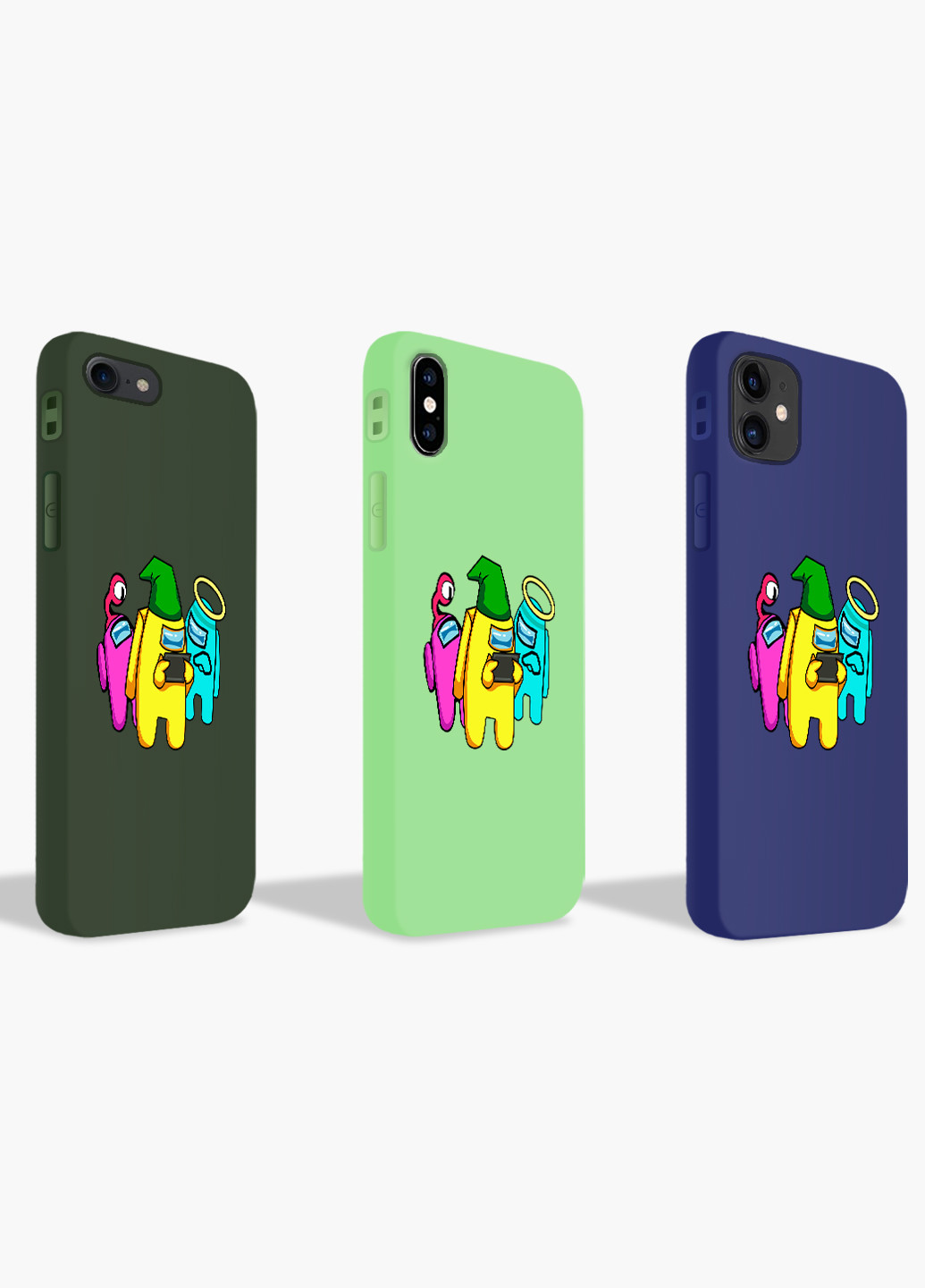 Чехол силиконовый Apple Iphone X Амонг Ас (Among Us) (6129-2418) MobiPrint (219566226)