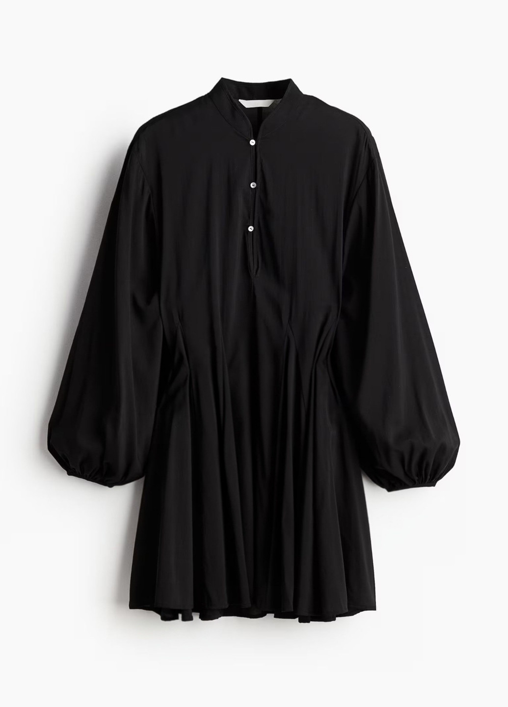 Чорна кежуал сукня кльош H&M однотонна